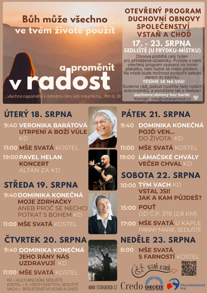 Letní obnova 2026 program prio veřejnost